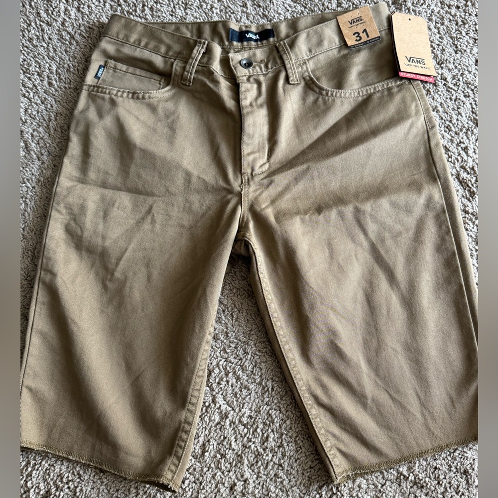 Vans Khaki Sturdy Stretch Shorts